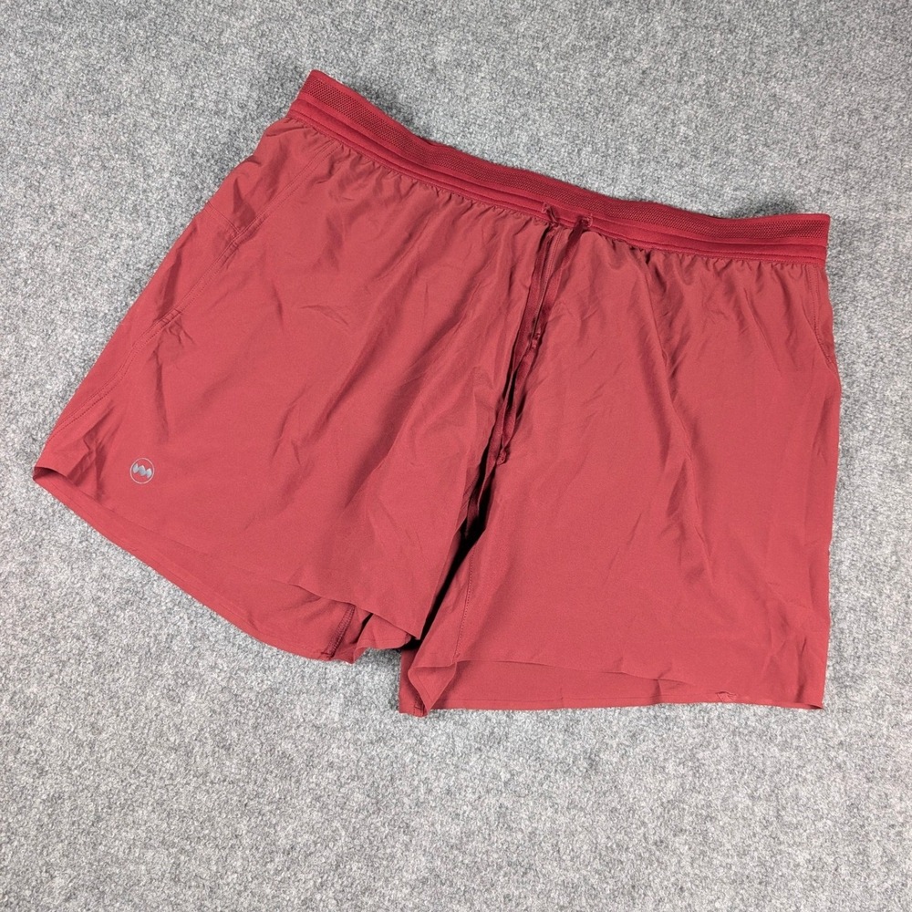 Janji AFO Middle Running Shorts Mens XL Red Lightweight Athletic 5" Inseam